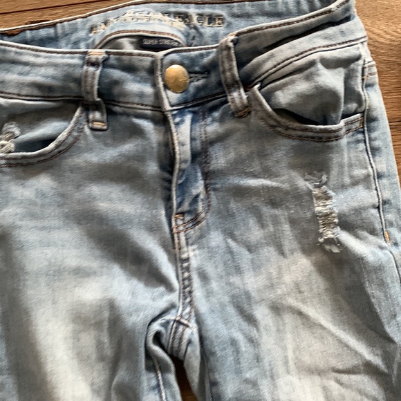 American Eagle sz 0 two pair bundle jegging jeans euc - Picture 3 of 11